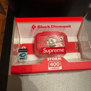 New Supreme LED Headlamp Black Diamond Storm 400 Lumen Waterproof  Red Sealed